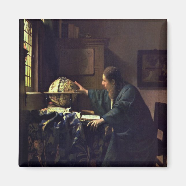 Íman O astrônomo de Johannes Vermeer (Frente)