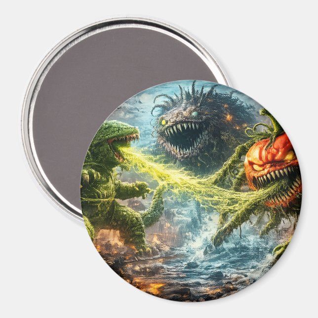 Íman O ataque do vegetal redondo mutante Colossus (Front/Back)