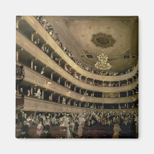 Íman O auditório do teatro velho do castelo, 1888
