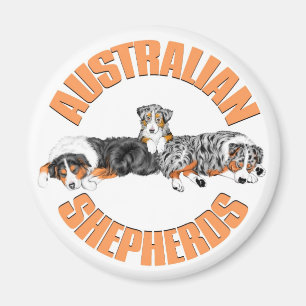 Íman O australiano Shepherds o ímã