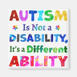 Íman O AUTISM não é uma deficiência