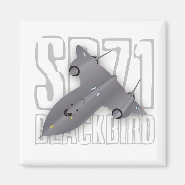 Íman O avião espião supersônico mais rápido: SR-71 Blac (Frente)