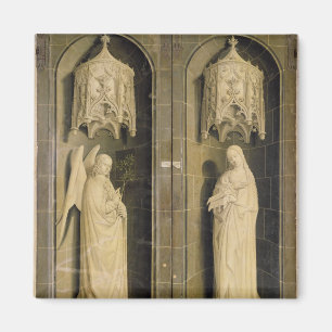 Íman O aviso, painel exterior do Triptych