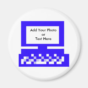 Íman O azul do computador das imagens da série do