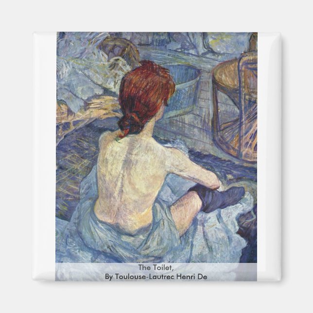 Íman O Banheiro De Toulouse-Lautrec Henri De (Frente)