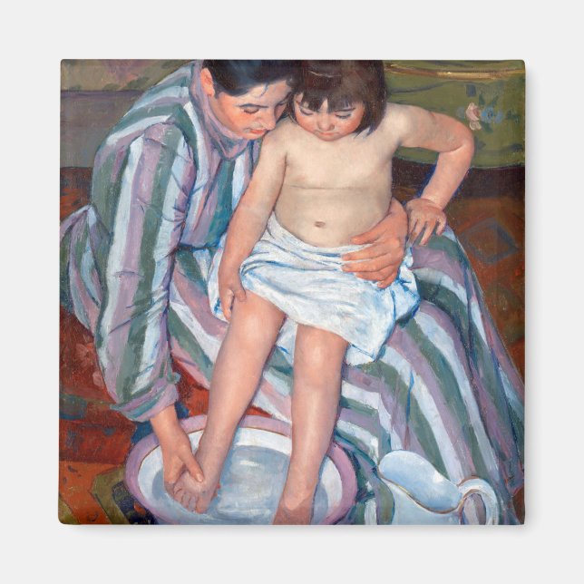 Íman O Banho da Criança, Mary Cassatt (Frente)