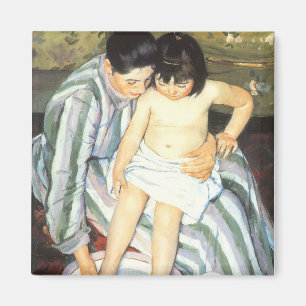 Íman O Banho de Criança por Mary Cassatt Impressionismo