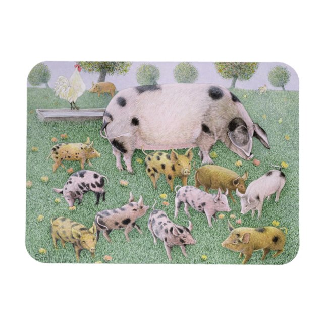 Íman O Banquete da Apple (Horizontal)