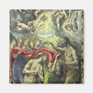 Íman O baptismo do cristo, c.1597 (óleo em canvas)