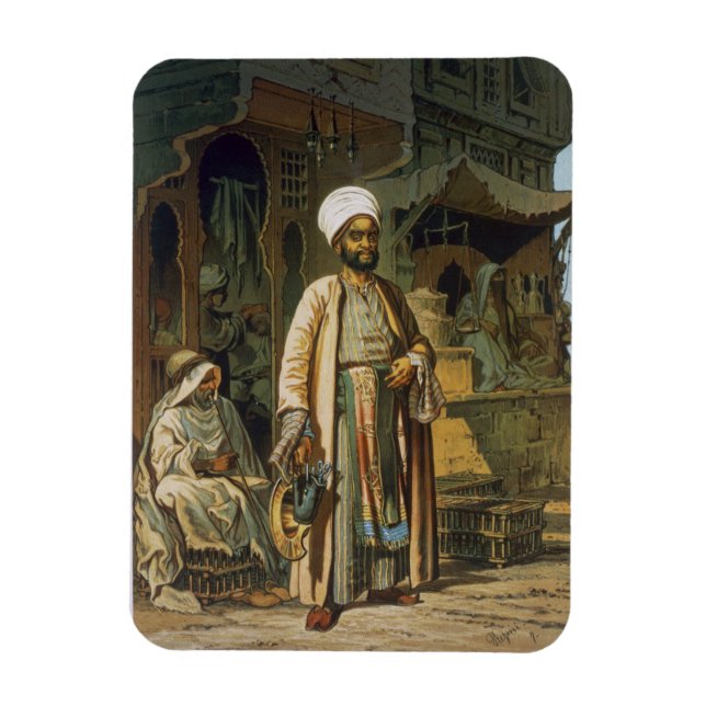 Íman O Barber, de "Souvenir do Cairo", 1862 (lito) (Vertical)