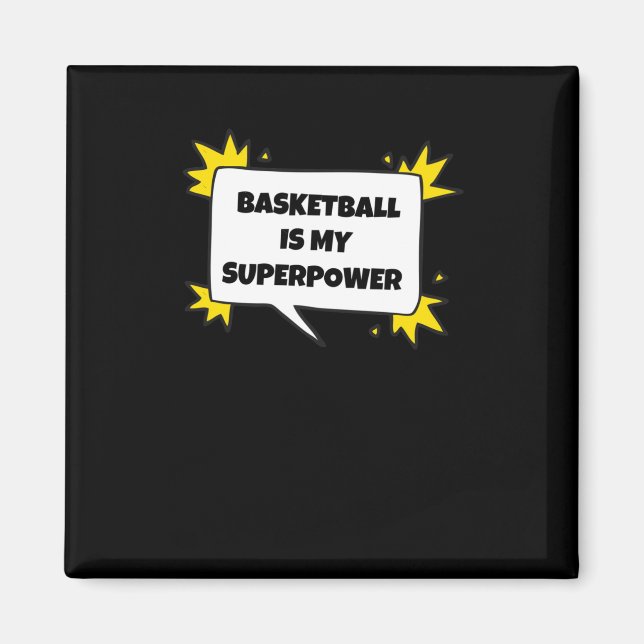 Íman O Basquete É O Meu Superpoder (Frente)