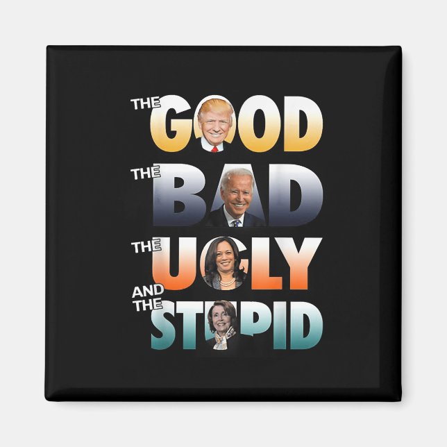 Íman O Bastão Bom O Biden Ruim O Mau (Frente)