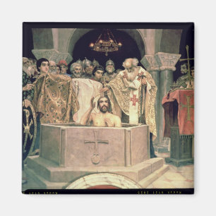 Íman O batismo do duque grande Vladimir, 1885-96