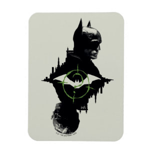 Íman O Batman E O Gráfico De Caracteres Duplos Do Ridd