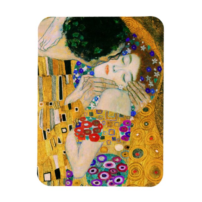Íman O Beijo de Gustav Klimt (Vertical)