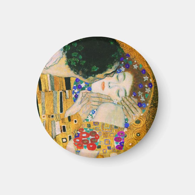 Íman O Beijo de Gustav Klimt (Frente)