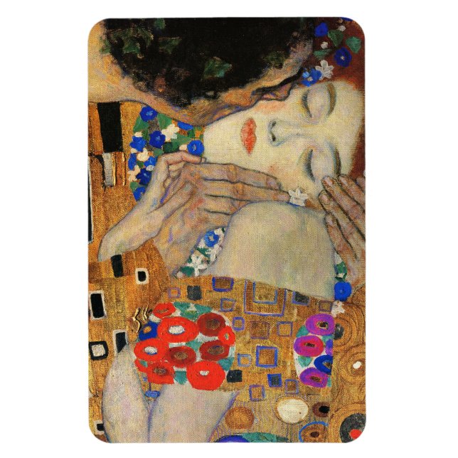 Íman O Beijo (Detalhe) Gustav Klimt (Vertical)