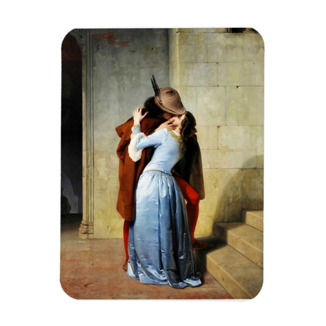 Íman O Beijo - Francesco Hayez Il Bacio Romântico (Vertical)