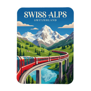 Íman O Bernina Express (Alpes Suíços) Suíça