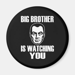 Íman O big brother está olhando-o