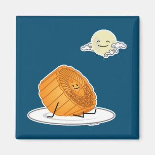 Íman O bolo lunar lunar do Festival de outono do Médio