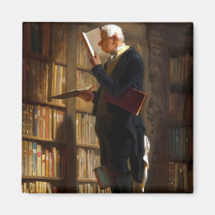 Íman O Bookworm Carl Spitzweg Art