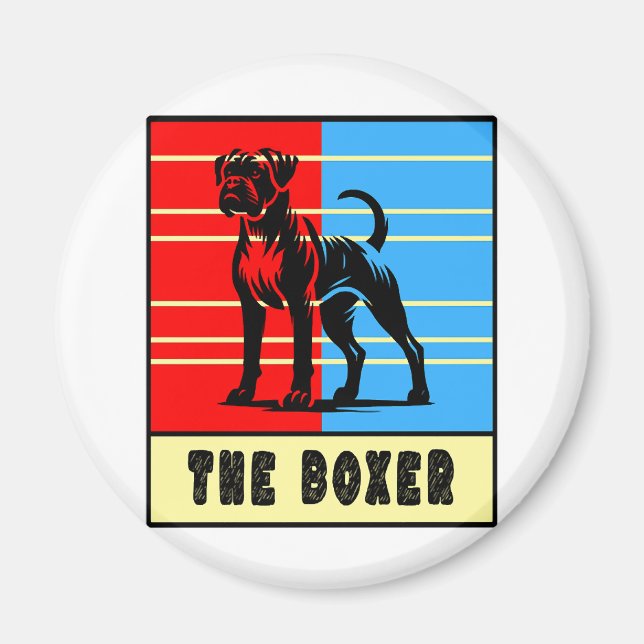 Íman O Boxer - Cachorro Forte (Frente)