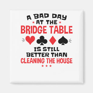 Íman O Bridge Player Engraçado Cita Dia Incorreto Na M