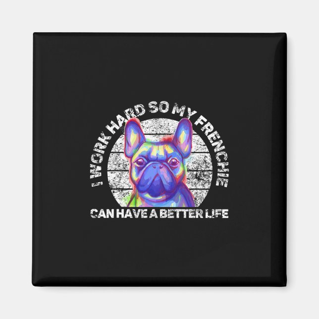 Íman O Bulldog Francês Cita Ditos (Frente)