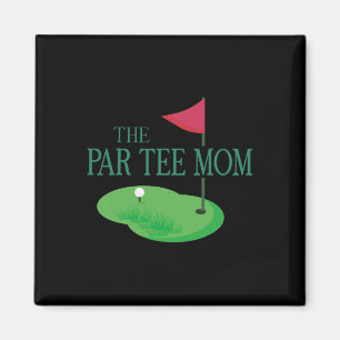 Íman O Buraco Par Tee Mãe Um Golfe Pais Correspondência