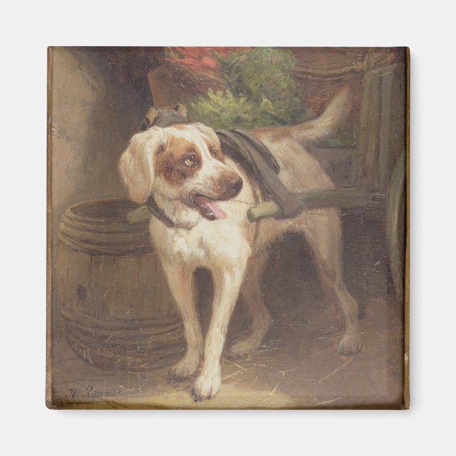 Íman O Cachorro do Cultivo (óleo no painel) (Frente)