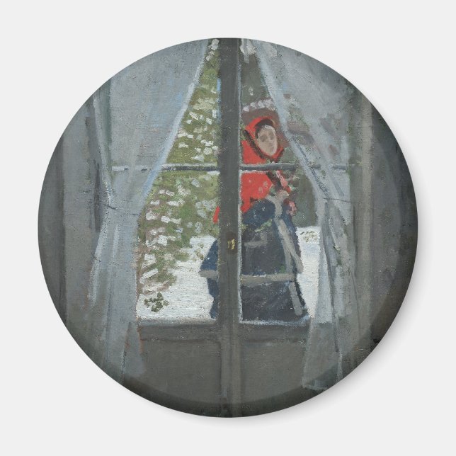 Íman O Caco Vermelho, Retrato de Monet (1873) (Frente)