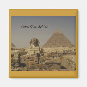 Íman O Cairo, Giza, a esfinge (St.K.)