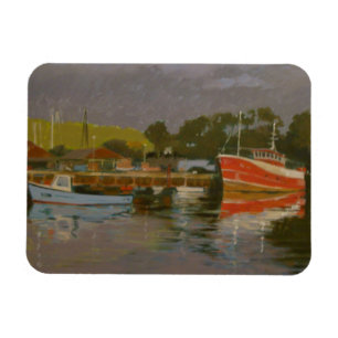 Íman O cais Salcombe 2 do pescador
