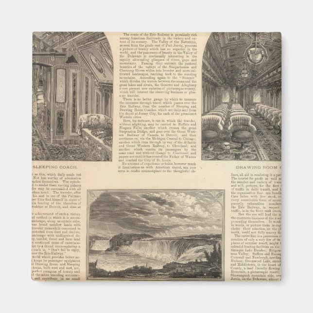 Íman O caminho de ferro Erie (Frente)