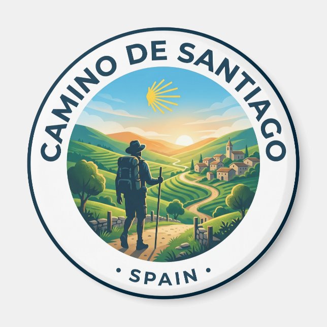 Íman O Caminho de Santiago Espanha (Frente)