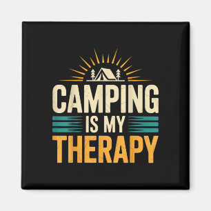 Íman O camping é minha terapia