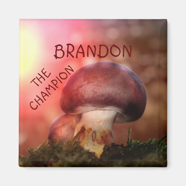 Íman O campion com o champignon (Frente)
