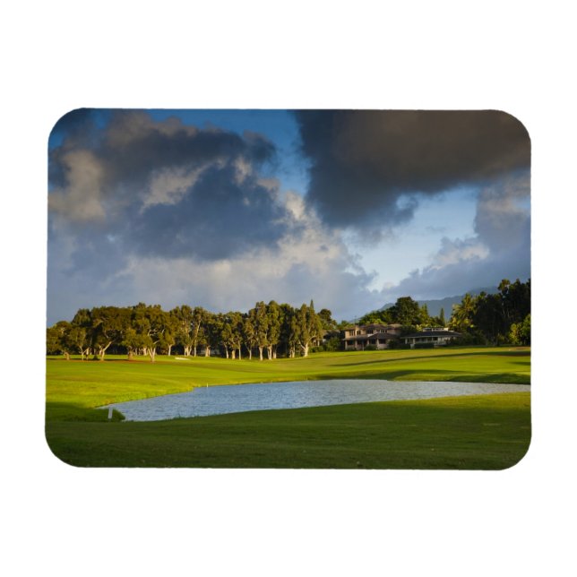 Íman O campo de golfe Makai em Princeville (Horizontal)