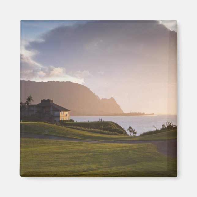 Íman O campo de golfe Makai em Princeville (Frente)