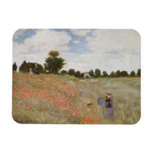 Íman O campo do Monet Poppy.