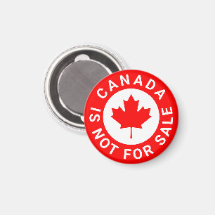 Íman O Canadá não está à venda de texto personalizado d