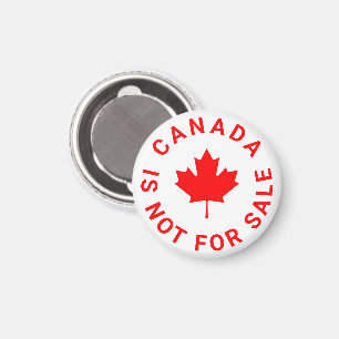 Íman O Canadá não está à venda para a tipografia das fo