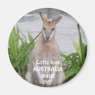 Íman O canguru obteve ao loveAUSTRALIAmate! , ©BLHS