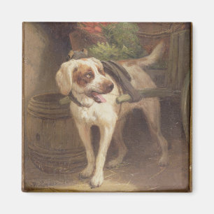 Íman O cão do quitandeiro (óleo no painel)