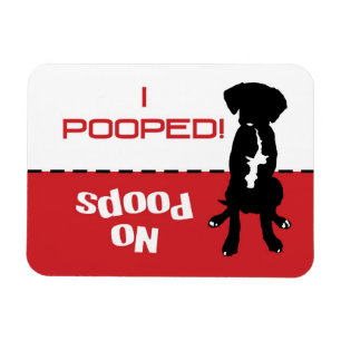 Íman O cão tem que ir ímã do tombadilho do Potty -