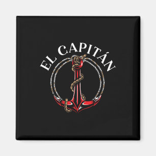 Íman O Capitão Âncora Barco Navio Capitão Comandante Ma
