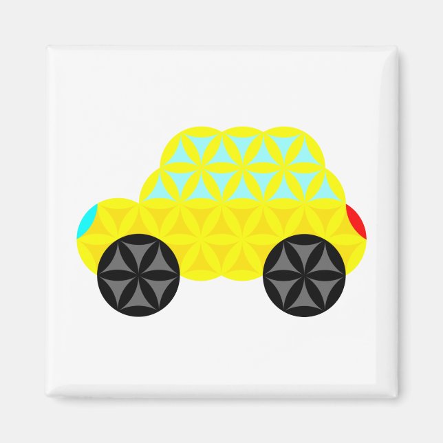 Íman O Carro Da Vida - Formas Sagradas A1. (Frente)