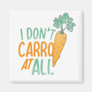 Íman O Carrot Verde e Laranja Fresca Piadas Comidas
