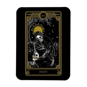 Íman O Cartão de Morte Tarot Card Magnet